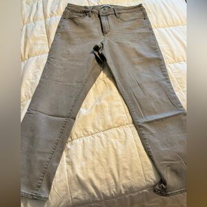 Athleta gray denim jeans, size 12. Very stretchy and comfy. Gently worn.